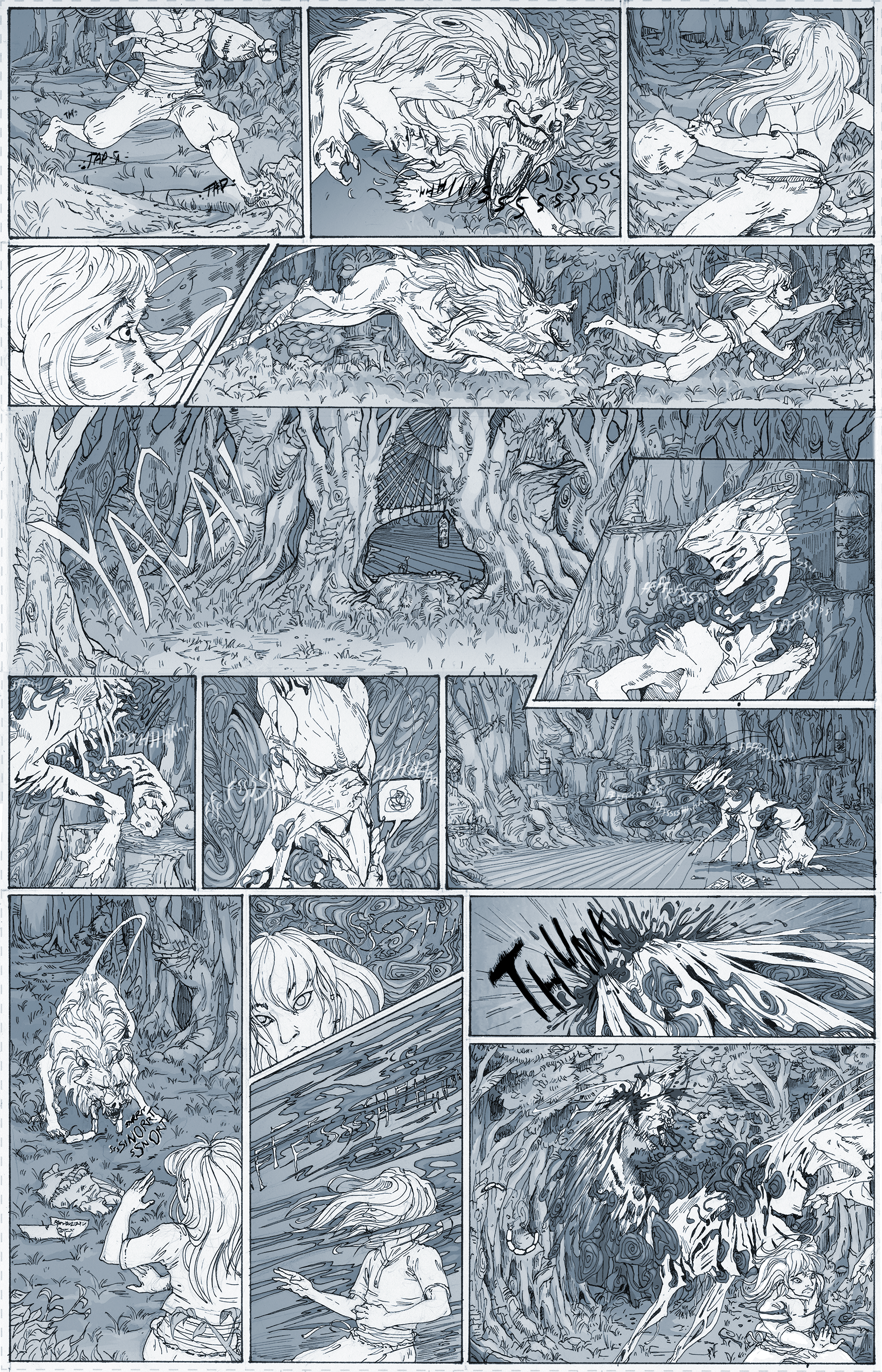 Art portfolio experimental comic